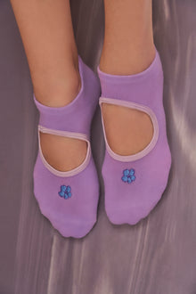  Pilates Socks Lilac