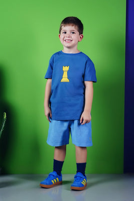 Cali Del Mar Kids T-Shirt Blue, kids t-shirt
