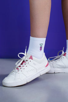  Tulip Throwback Socks High White