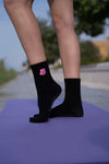 Cali OC Grip Socks High Black, women's grip socks