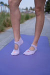 Pilates Socks Purple Seashell