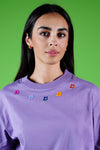 Del Mar Oversized Tshirt Mulberry