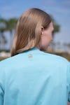 Cali Del Mar Oversized T-Shirt Lagoon, women's oversized t-shirt, image 2