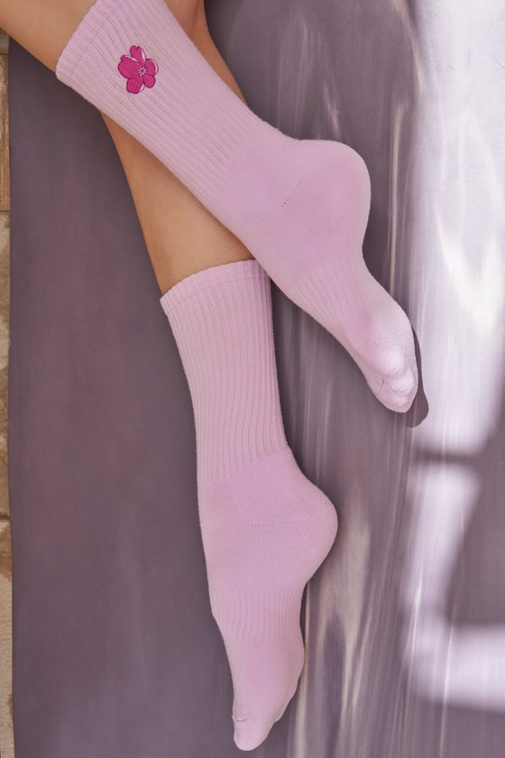 The Serena Socks (Lilac)