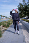 Cali Del Mar Cropped Jogger Twilight, women's joggers