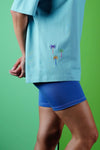 Cali Del Mar Oversized T-Shirt Lagoon, women's oversized t-shirt, image 4