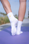 OC Grip Socks High White Sun