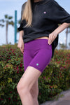 Cali Women's Bamboo Short Purple, women's shorts, image 2