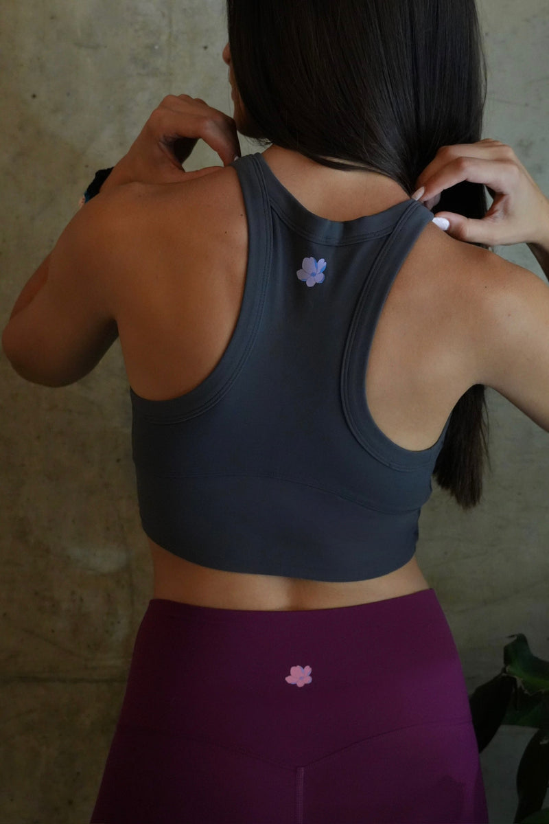 Cali Bel Air Top Grey, women's tank top
