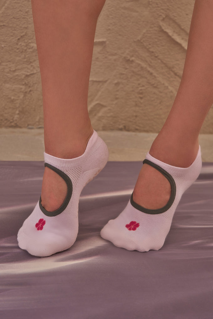 Cali OC Grip Socks Low Pink, women's grip socks