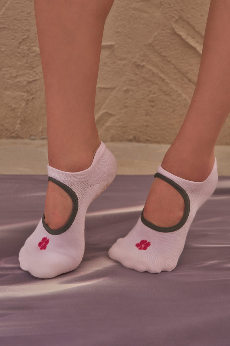 Cali OC Grip Socks Low Pink, women's grip socks