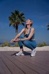 Santa Monica Legging Misty Blue