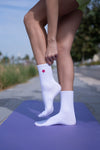 OC Grip Socks High White Lollipop