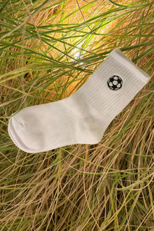  The Soccer Socks - White