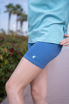 Cali Women's Bamboo Short Blue, women's shorts