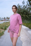 Cali Del Mar Oversized T-Shirt Pink Clay, women's oversized t-shirt