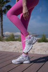 OC Pink Ankle Socks - Pink Flower