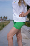 Cali Women's Bamboo Short Green, women's shorts, image 3