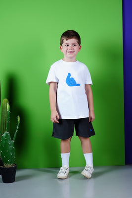 Cali Del Mar Kids T-Shirt White, kids t-shirt