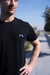 Cali Men's Black Embroidered T-Shirt, men's t-shirt, image 2