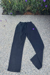 Del Mar Wide Legged Jogger Frosted Black