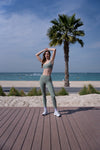 Cali Pastel Prism Legging Matcha, women's leggings