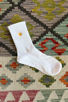  OC Grip Socks High White Sun