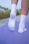OC Grip Socks High White Sun