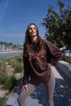 Del Mar Long Sleeves Shirt Tiger Tie Dye