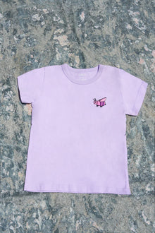  Purple Embroidered T-shirt