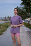 Del Mar Oversized Tshirt Mulberry