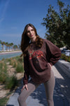 Del Mar Long Sleeves Shirt Tiger Tie Dye