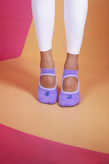  Pilates Socks Lilac