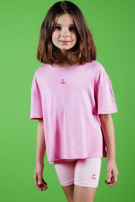Cali Girl's Bamboo T-Shirt Pink, kids t-shirt