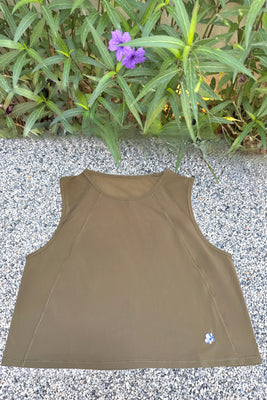 Cali La Fleur Hazel Cropped Tank (Limited Edition), women's tank top